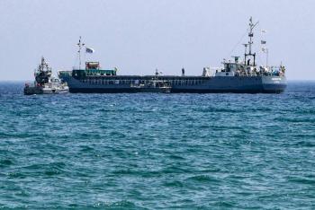 Un segundo barco con ayuda sale de Chipre rumbo a la Franja de Gaza (corresponsal de la Agencia France-Presse)