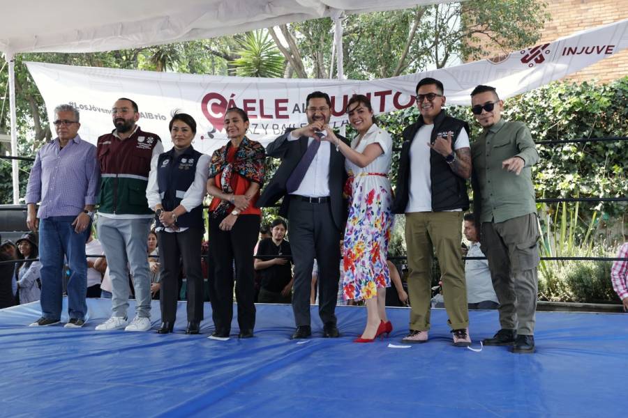 Encabeza Martí Batres Jornada de “Cáele al Punto. Paz y Baile en la Ciudad” en la Miguel Hidalgo