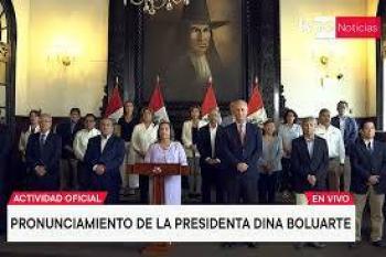 Ahora Per&uacute; eval&uacute;a la destituci&oacute;n de Dina Boluarte por enriquecimiento il&iacute;cito