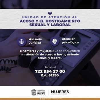 Secretaría de las Mujeres atiende casos de acoso y hostigamiento sexual y laboral a través de una Unidad Especializada