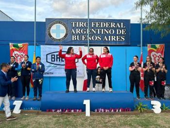 México logra oro en Campeonato de las Américas de Tiro Deportivo en Argentina