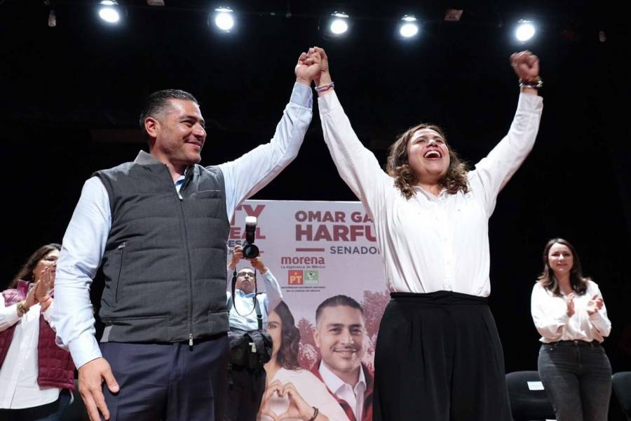 Omar García Harfuch respalda las campañas de figuras femeninas: Apoyo a Sheinbaum, Brugada y Monreal