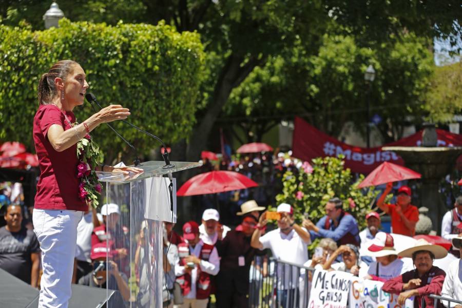 Claudia Sheinbaum se prepara para el primer debate presidencial