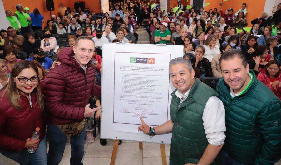 Gustavo Mendoza promete becas universitarias para jóvenes cuajimalpenses