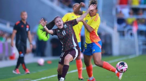 Colombia derrota a México en partido amistoso femenil