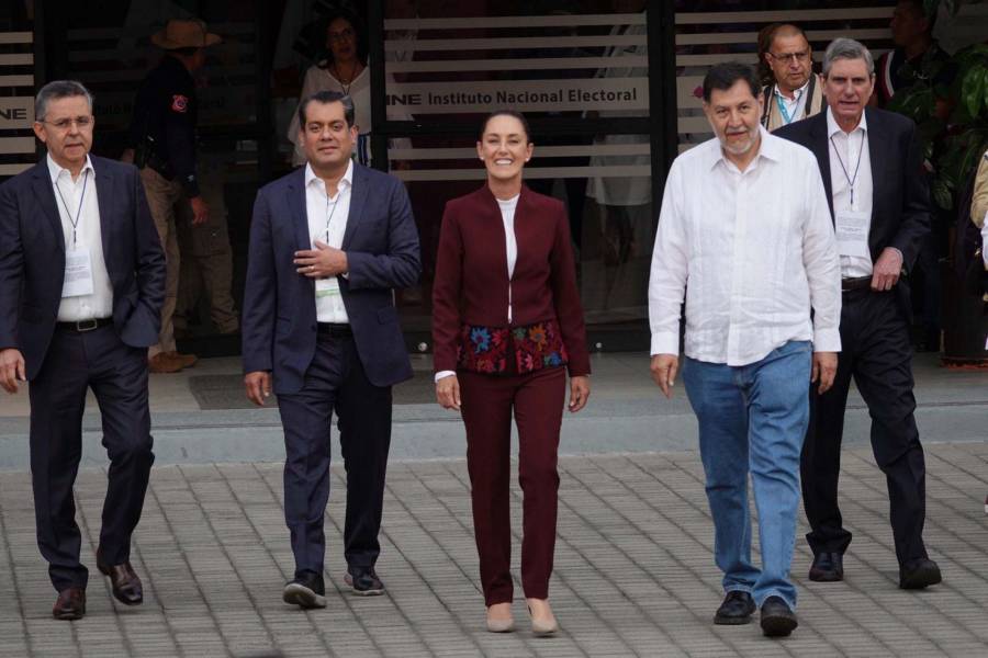 Claudia Sheinbaum aborda temas de migración y acceso al aborto en debate presidencial