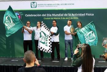 IMSS realiza jornada nacional de reactivaci&oacute;n en el D&iacute;a Mundial de la Actividad F&iacute;sica