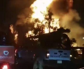 Queda controlado incendio en sistema de drenaje profundo del R&iacute;o de los Remedios; habr&aacute; denuncia: Conagua