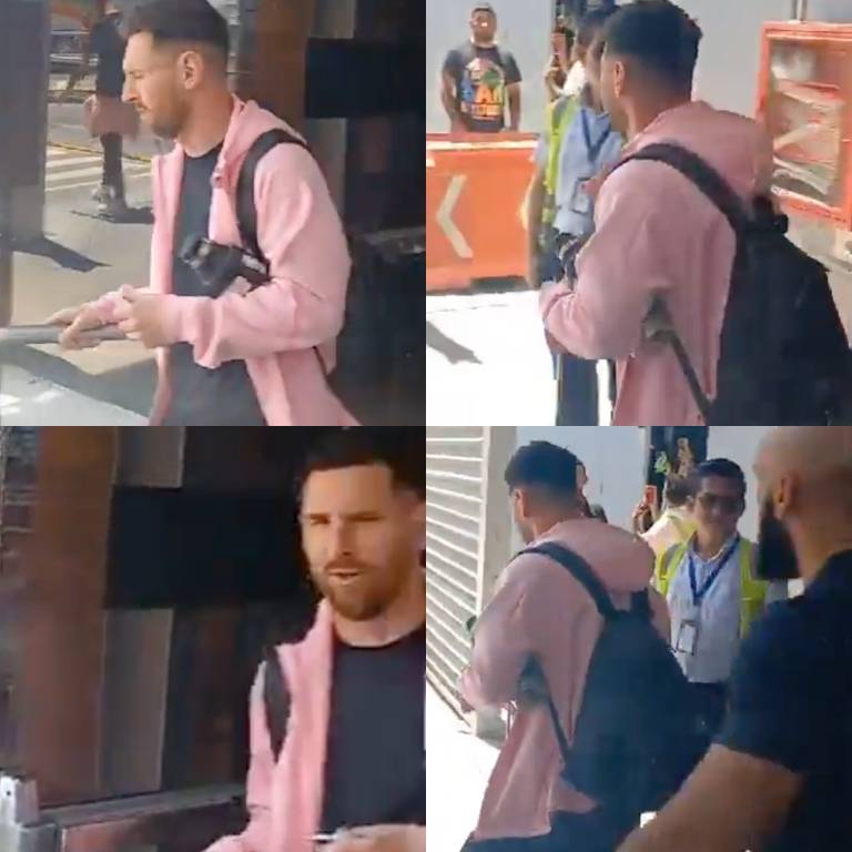 Lionel Messi llega a México con el Inter de Miami para enfrentar a Rayados en la Concacaf Champions Cup