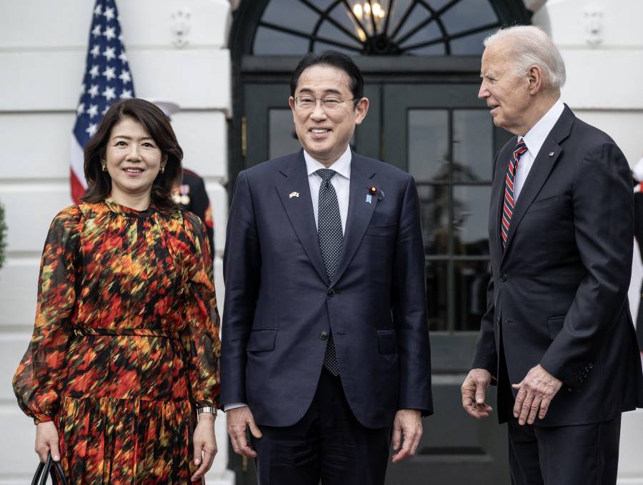 Biden da la bienvenida al primer ministro de Japón en visita de Estado con la vista puesta en China