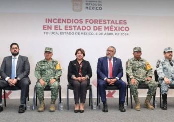 Gobiernos del Edomex y Federal han abatido más de 600 incendios forestales en la entidad