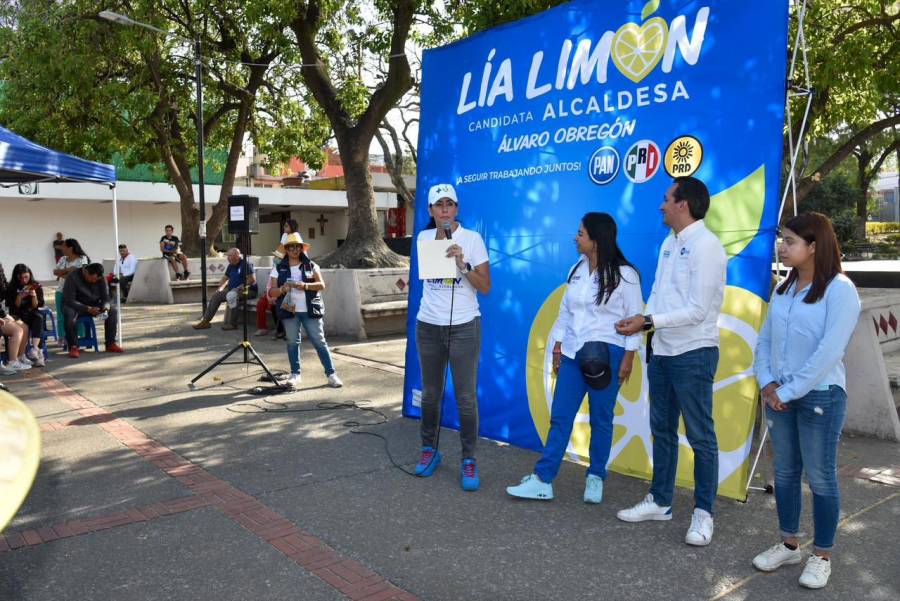 Lía Limón García realiza recorrido y presenta propuestas en busca de reelección como Alcaldesa de Álvaro Obregón