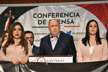 Informa Rubén Moreira que se prepara iniciativa para atender inseguridad en el proceso electoral