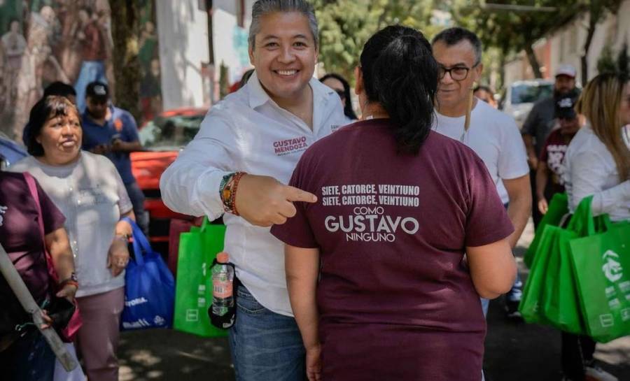 Gustavo Mendoza, candidato de Morena, PVEM y PT, promete fortalecer programas sociales en Cuajimalpa