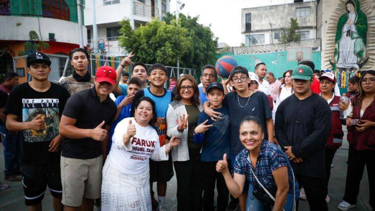 Jóvenes de Iztapalapa manifiestan respaldo a Aleida Alavez Ruiz