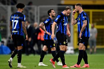 Inter de Mil&aacute;n empata 2-2 con Cagliari pero mantiene su ventaja