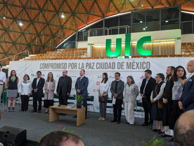 Candidatos a la Jefatura de Gobierno firman el Compromiso por la Paz Ciudad de México  