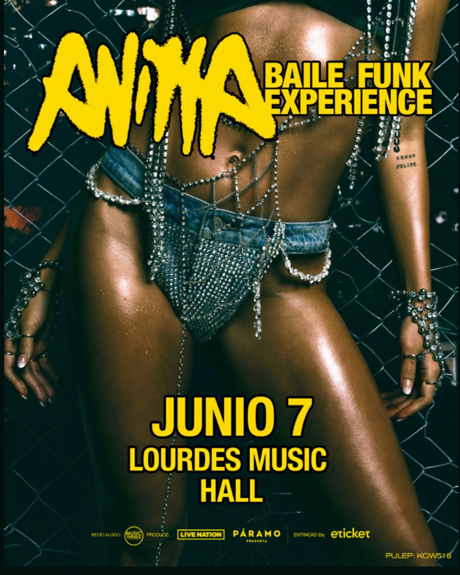 ANITTA presenta: Baile Funk Experience en Bogotá