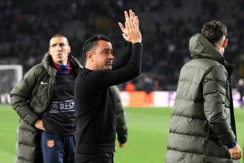 Xavi Hern&aacute;ndez explota contra el &aacute;rbitro por eliminaci&oacute;n del Barcelona en Champions