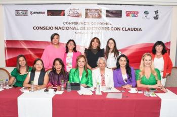 Mujeres y feministas respaldan a Claudia Sheinbaum en conferencia de prensa