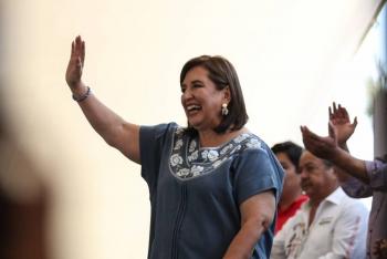 X&oacute;chitl G&aacute;lvez declara incomodidad por uso de traje en Debate Presidencial