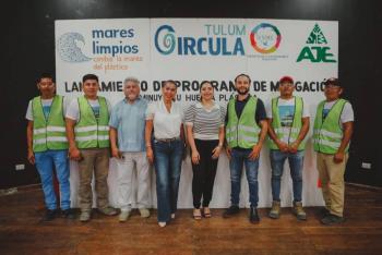 AJEMEX colabora con organizaciones para reducir huella pl&aacute;stica en Tulum