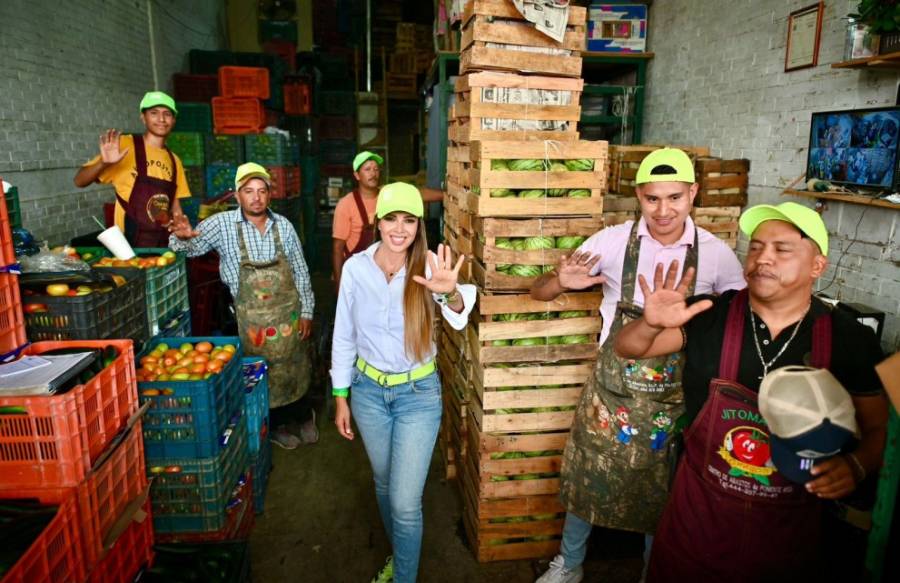 Ruth González Silva se Compromete a Transformar la Central de Abastos de San Luis Potosí