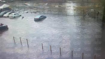 Encharcamientos en la alcald&iacute;a Gustavo A. Madero por lluvias torrenciales