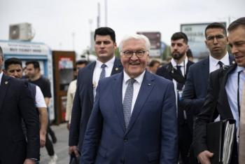 Steinmeier compagina su viaje a Turqu&iacute;a con una visita a la regi&oacute;n del terremoto
