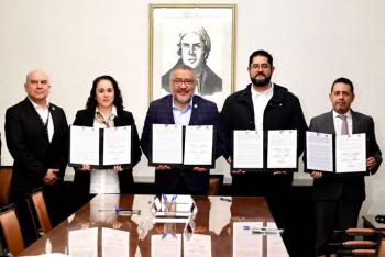 Edomex, Fiscal&iacute;a y IEEM firman protocolo de seguridad para candidatos