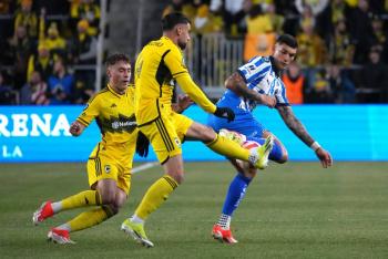 Rayados cae ante Columbus en la ida de semifinales de la Champions Cup