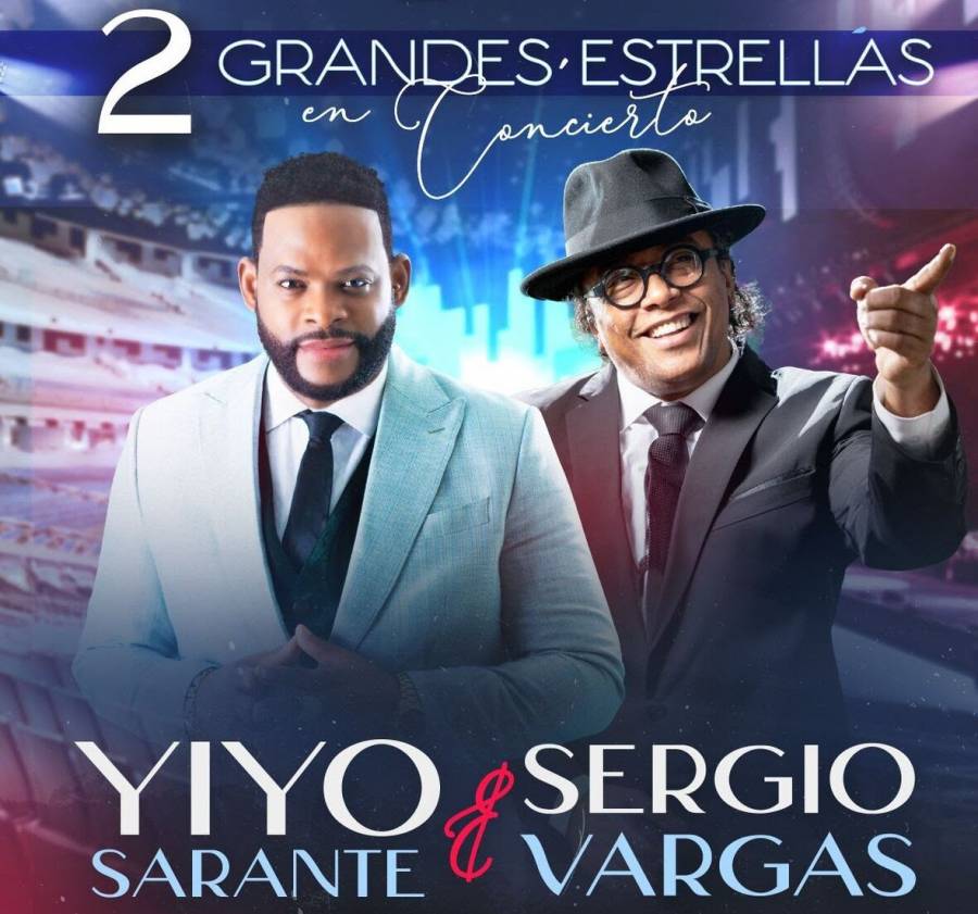 Yiyo Sarante y Sergio Vargas se presentarán en 