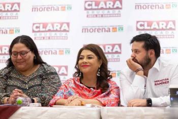 Clara Brugada desaf&iacute;a medida del IECM y anuncia impugnaci&oacute;n en conferencia sobre 