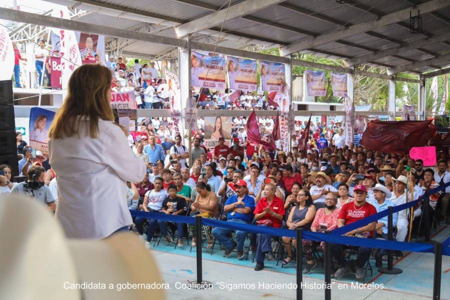 González Saravia, de Morena, asegura que lleva doble de delantera; “oposicion se irá al basurero de la historia”