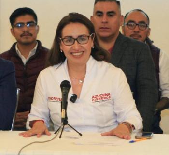 Inicia Azucena Cisneros campaña en Ecatepec