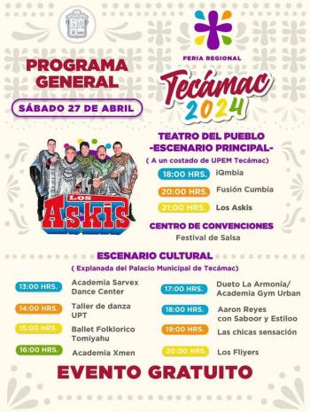 Todo Listo para el Primer Fin de Semana de la Feria Regional de Tec&aacute;mac 2024