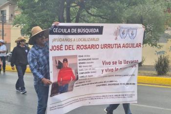 En Zacatecas marchan por la liberaci&oacute;n de “El Profe Chayo”; temen por su salud