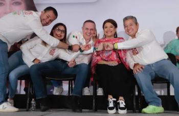 Candidatos de la 4T sellan pacto para mejorar servicios p&uacute;blicos en la CDMX