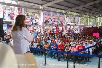 Gonz&aacute;lez Saravia, de Morena, asegura que lleva doble de delantera; “oposicion se ir&aacute; al basurero de la historia”