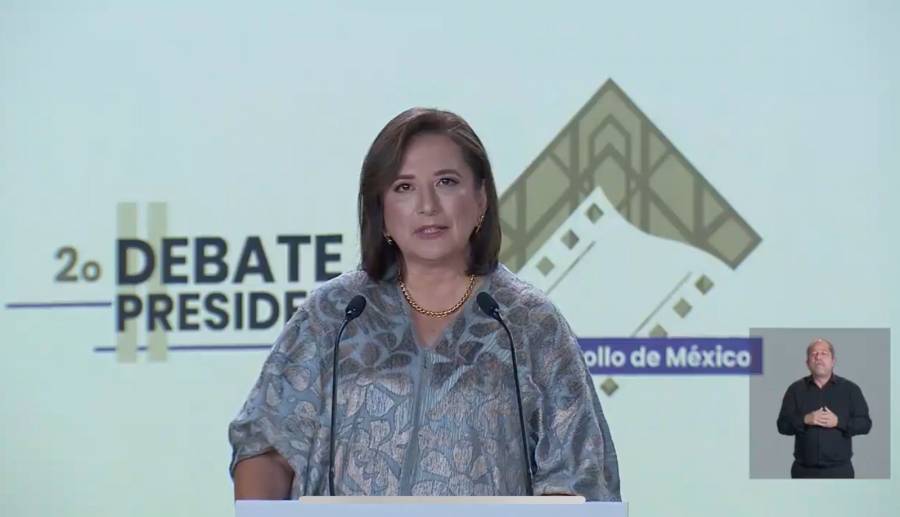 Xóchitl Gálvez arremete contra Claudia Sheinbaum por crisis en educación y salud durante el segundo debate presidencial   