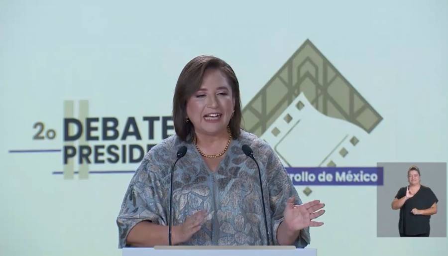 Claudia comienza golpeando a Xóchitl, vuelve a llamarla candidata del PRIAN