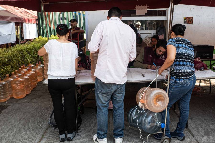 Autoridades garantizan suministro de agua potable en Benito Juárez