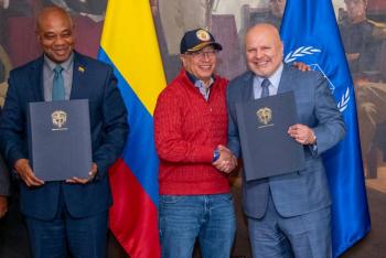 Colombia firma con la CPI acuerdo de cooperaci&oacute;n para el fortalecimiento judicial