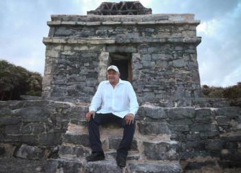AMLO visita Parque del Jaguar y zona arqueológica en Tulum