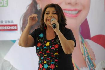 Clara Brugada confía en el triunfo de su coalición en la Ciudad de México a un mes de las elecciones