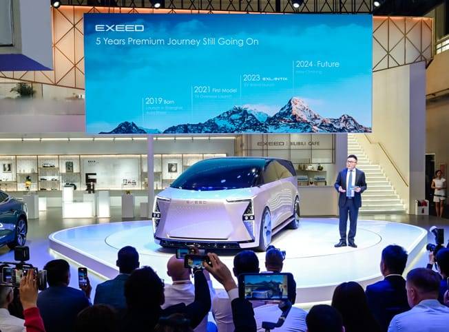 EXEED Presenta su Estrategia Evolutiva en el Auto Show de Beijing