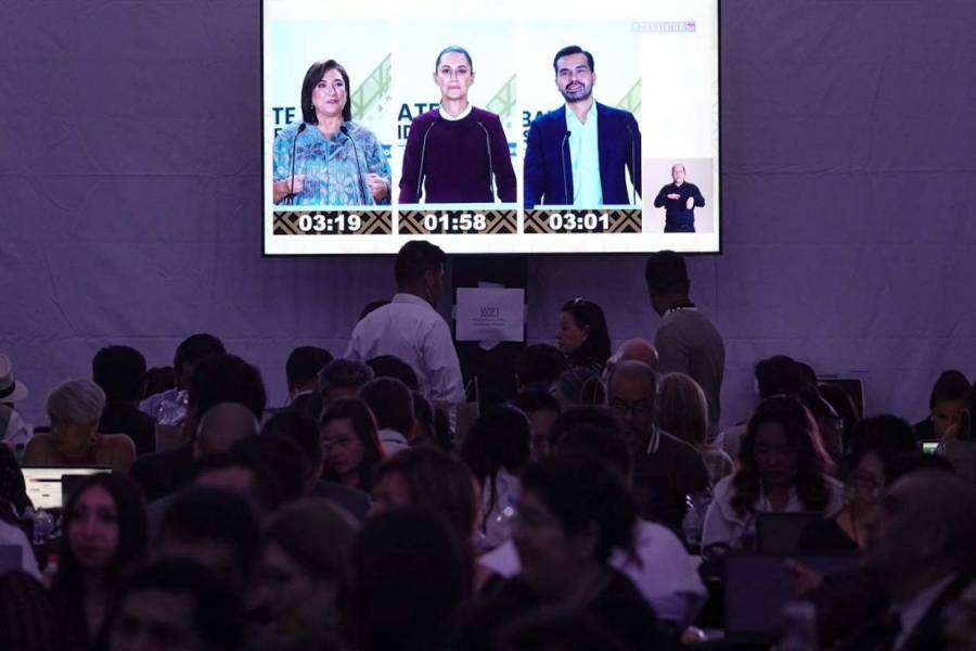 Tres candidatos chocan en segundo debate presidencial: propuestas, acusaciones y contrastes