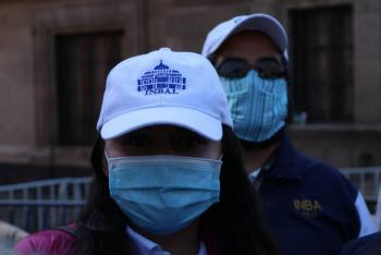 Estudiantes del INBA se manifiestan por denuncias de acoso sexual