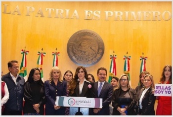 Gloria Trevi felicita a Congreso de México por Ley contra trata de personas