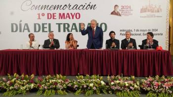 “En mi gobierno se revirtieron pol&iacute;ticas anti obreras; misi&oacute;n cumplida”, AMLO